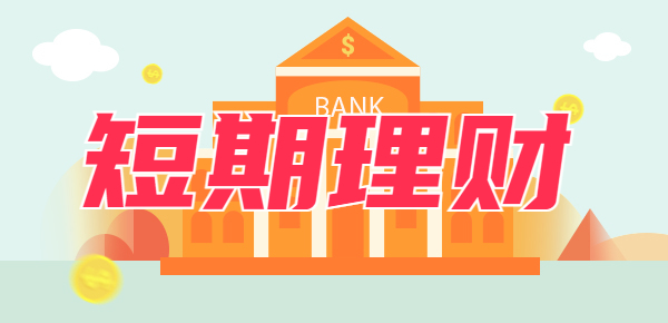 银行有哪些靠谱的短期理财方式？